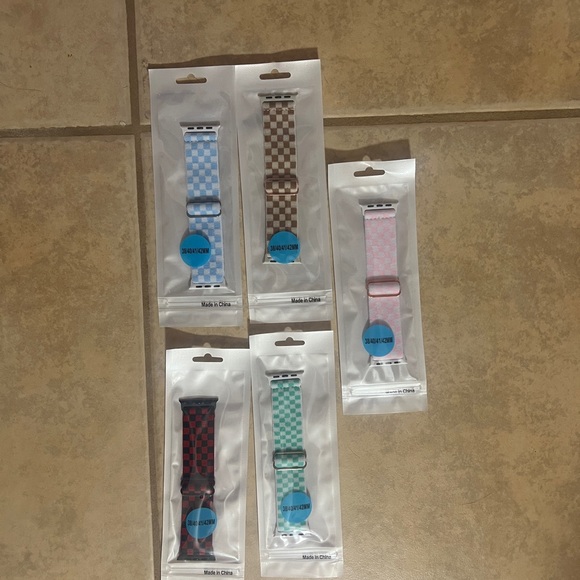 Checkered Watch Bands Set - Picture 2 of 5